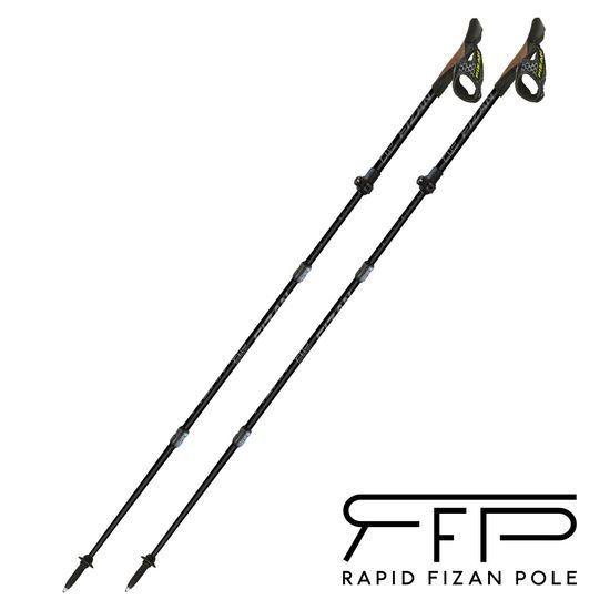 Skládací hole Fizan NordicWalking RFP trail black