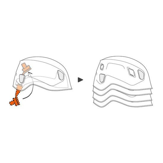 Přilba Petzl Panga modrá - balení po 5 ks