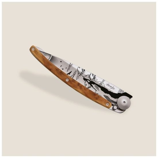 Nůž Deejo 1CB031 Tattoo 37g Juniper wood Climbing