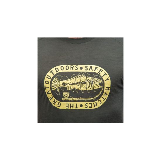 Pánské triko Sensor KR Merino Air Outdoors olive green