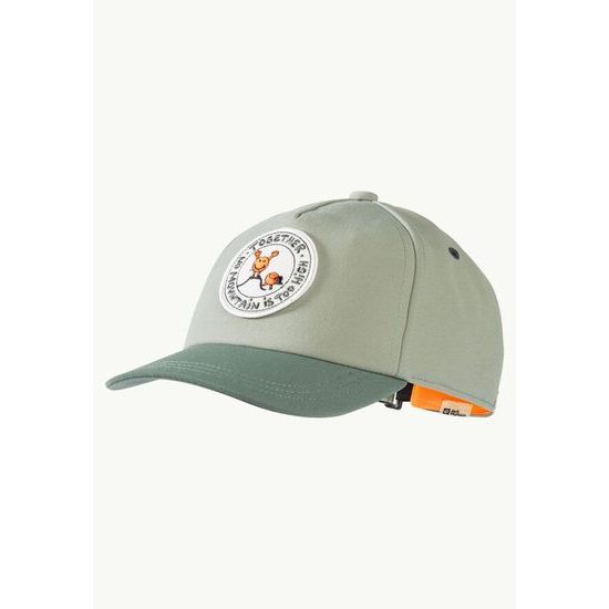 Dětská kšiltovka Jack Wolfskin Smileyworld Badge Cap mint leaf