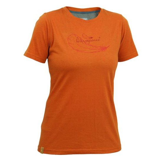 Dámské triko Warmpeace Lynn caldera orange