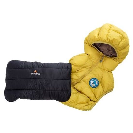 Polštářek Warmpeace péřový zip