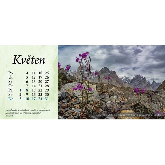 Kalendář 2026 stolní měsíční RT