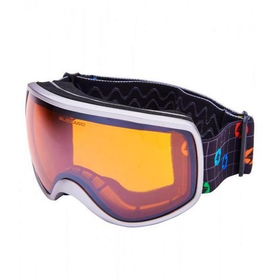 Dětské lyžařské brýle Blizzard Ski Gog. 963 DAO silver shiny/amber1/silver mirror