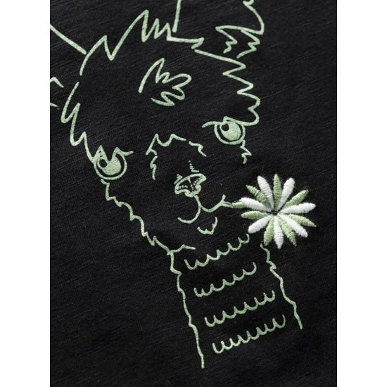 Dámské triko Chillaz Valencia Happy Alpaca black