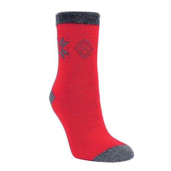 Ponožky RS Norský vzor červené
