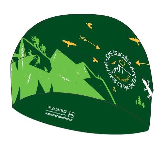 Čepice Namche Mountain zelená