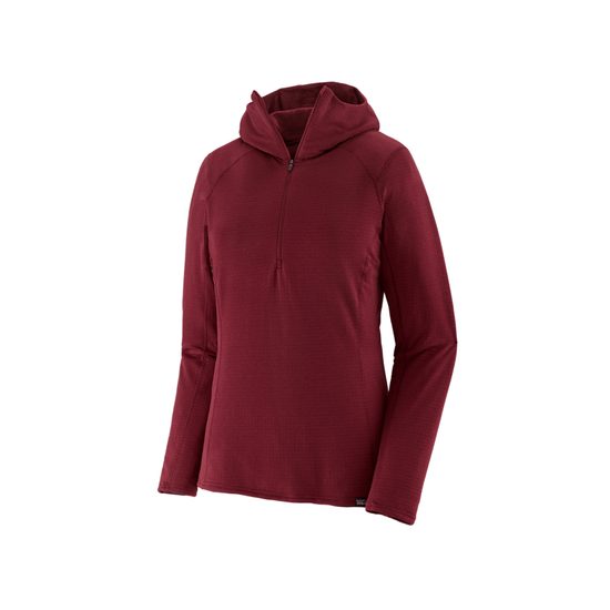 Dámské triko Patagonia DR Cap TW Zip Neck Hoody RRLX