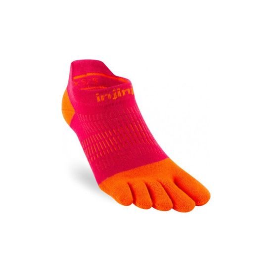 Prstové ponožky Injinji Run NoShow LW Coolmax chili