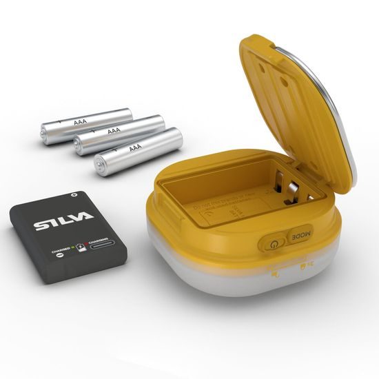 Svítilna Silva Glow Recharge yellow