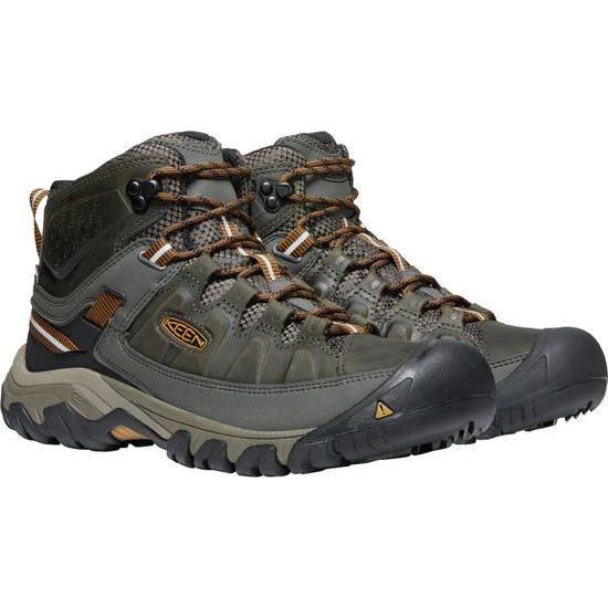 Boty Keen Targhee III Mid WP black olive/golden br.