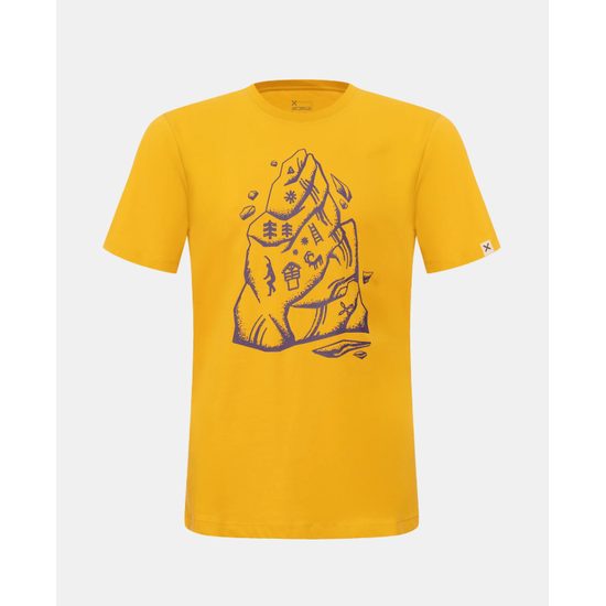 Pánské triko Montura KR Spire mustard
