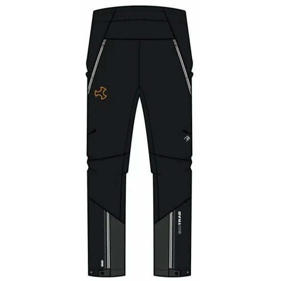 Kalhoty Ski Trab Stelvio 24 black/yellow