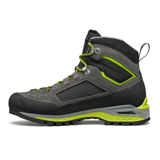 Boty Asolo Freney EVO Mid GV graphite/green lime