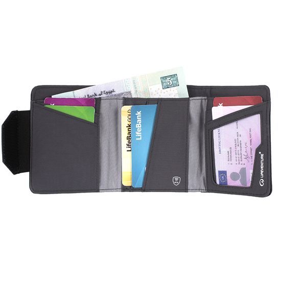 Peněženka Lifeventure RFiD Wallet Recycled plum