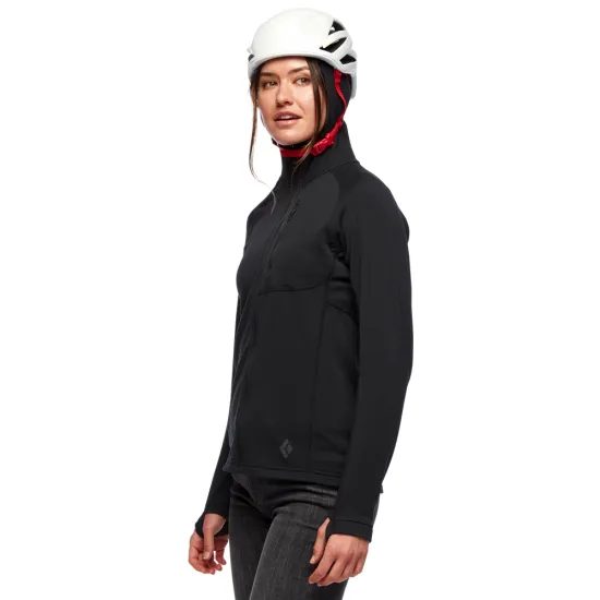 Dámská mikina Black Diamond Coefficient Fleece Hoody black