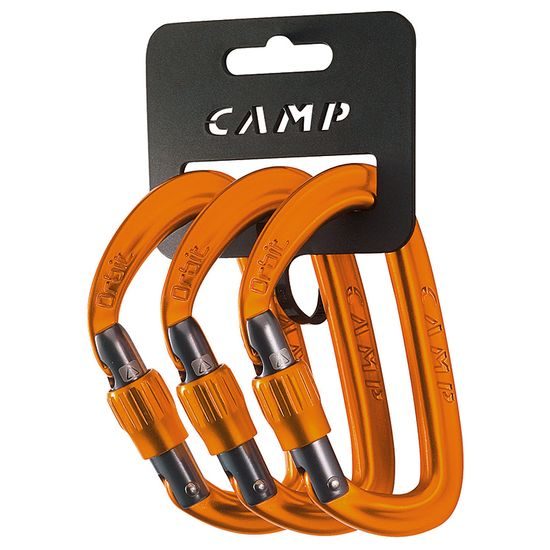 Set karabin Camp Orbit Lock 3 ks (oranžová)