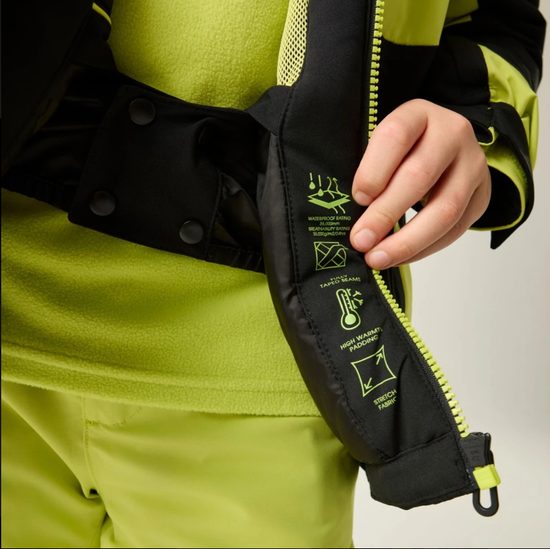 Dětská bunda Dare2B Rip It Jacket black-wild lime