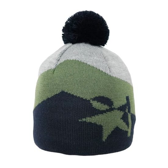 Čepice Warmpeace Lucky navy/green/grey