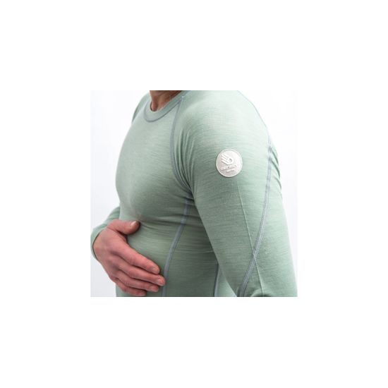 Pánské triko Sensor DR Merino Air basil green