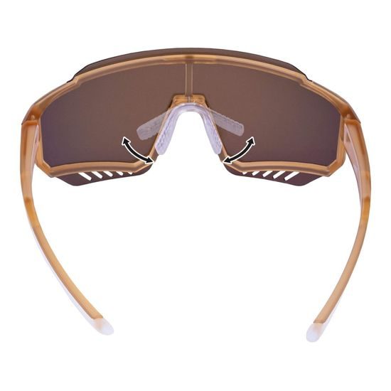 Polarizační sluneční brýle Laceto Ren Polar brown - red