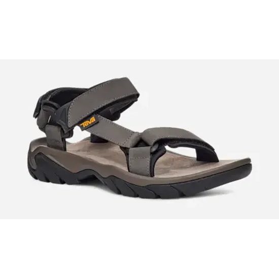 Sandále Teva Terra Fi 5 Universal Leather dark gull grey