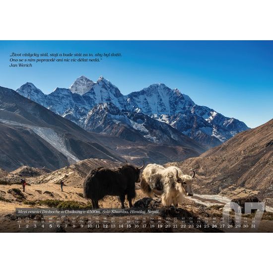 Kalendář 2026 nástěnný měsíční RT