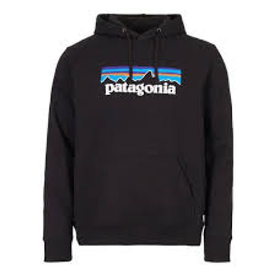 Mikina Patagonia P-6 Logo Uprisal Hoody BLK