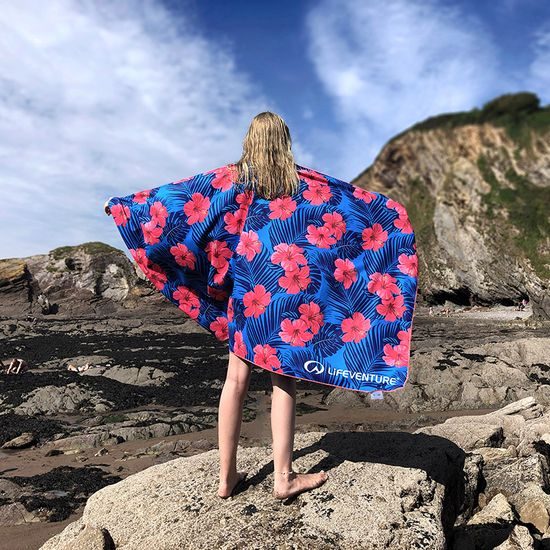 Ručník Lifeventure Printed SoftFibre Trek Towel Recycled