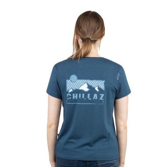 Dámské triko Chillaz Iseo Mountain Logo dark blue
