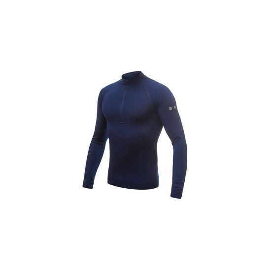 Pánské triko Sensor DR Merino Active stoják zip deep blue