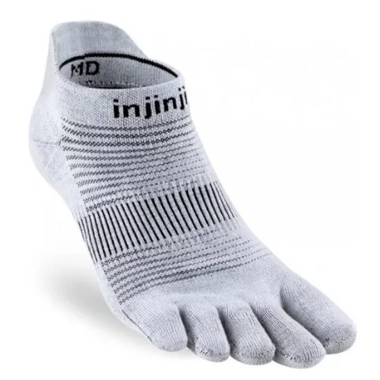 Prstové ponožky Injinji Run NoShow LW Coolmax gray