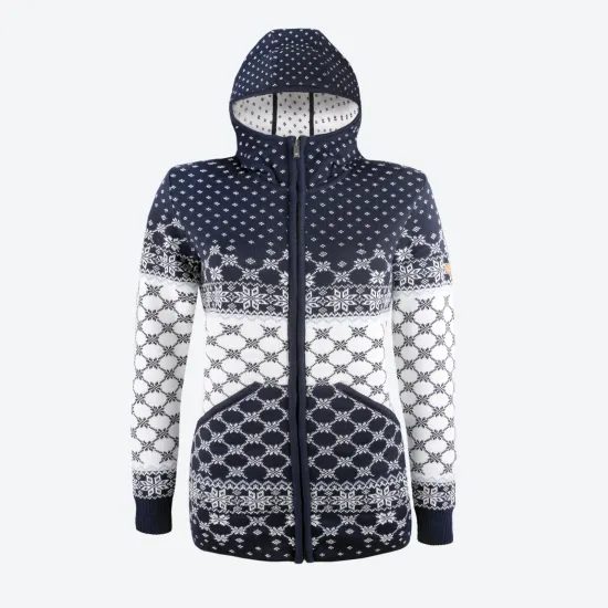 Dámský svetr Kama Merino 5027 tmavě modrá