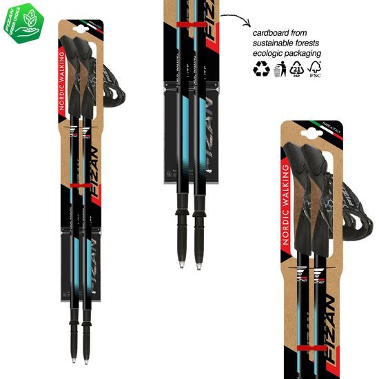 Skládací hole Fizan NordicWalking Lite 26 blue