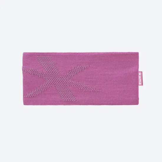 Pletená čelenka Kama C46 růžová