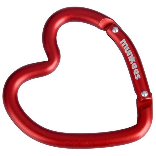 Munkees Karabina srdce - red