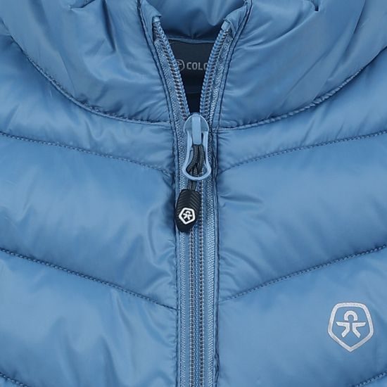 Dětská vesta Color Kids Quilted, packable, coronet blue
