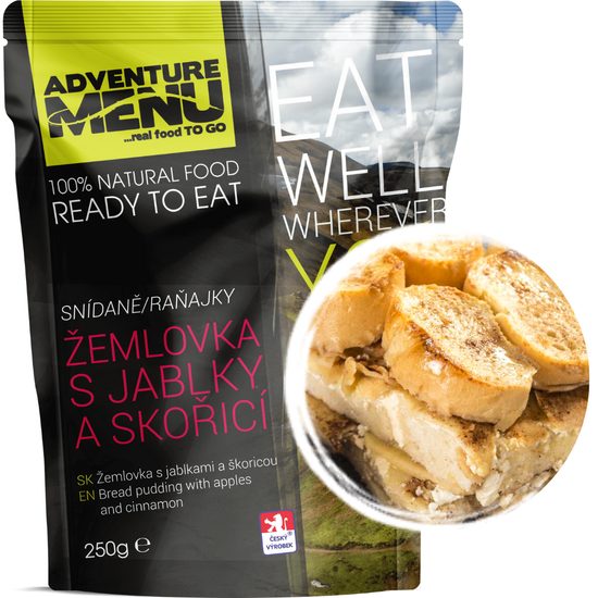AdventureMenu Žemlovka s jablky a skořicí 250g