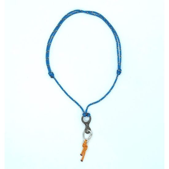 Přívěsek Sampaoli Carabiner & Eight BR-RH-RU yellow-blue