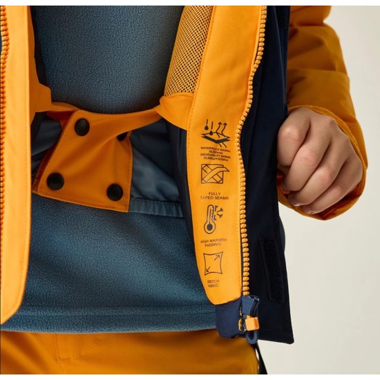 Dětská bunda Dare2B Send It II electric orange-navy