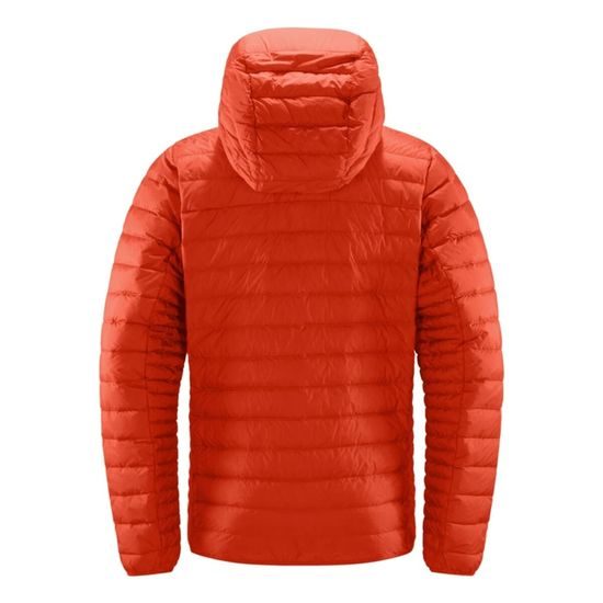Pánská péřová bunda Haglofs Micro Nordic down Hood červená