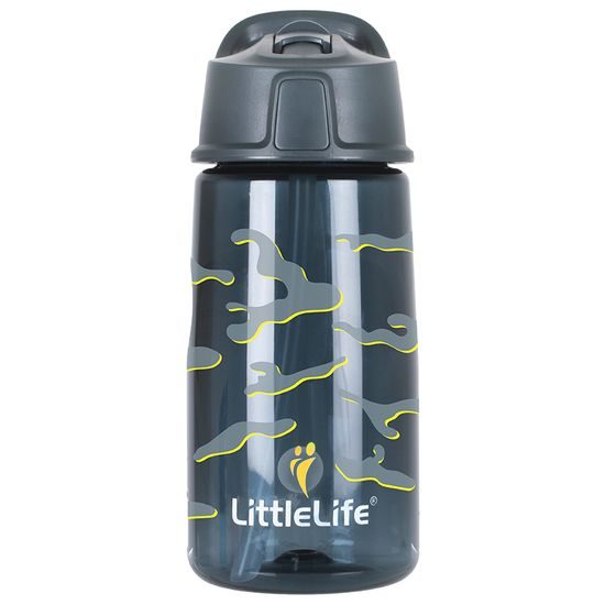 Láhev na vodu LittleLife Flip-Top 550ml camo