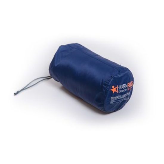 Polštářek Warmpeace péřový zip