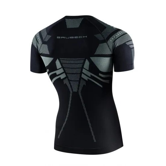 Pánské triko Brubeck Dry KR black graphite