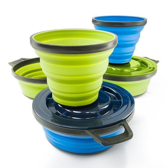 Miska GSI skládací Escape Bowl + Lid green