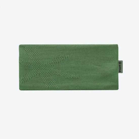 Pletená čelenka Kama C46 zelená