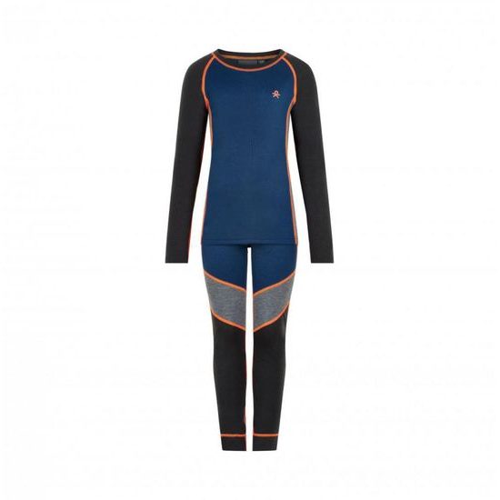 Set dětského funkčního prádla Color Kids Ski Underwear Colorblock blue