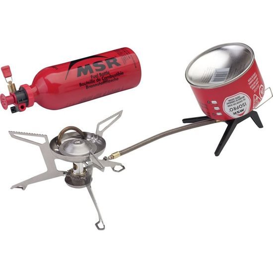 Vařič na benzín/plyn/kerosin MSR Whisperlite Universal Combo + láhev 590 ml