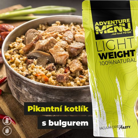 AdventureMenu LW Pikantní kotlík s bulgurem 107g